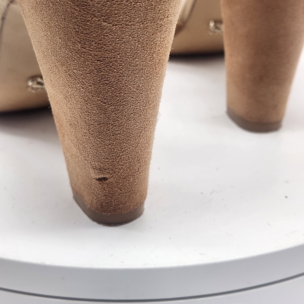 ABS Open-toed Rhinestone Pumps Size 8 - Picture 14 of 14